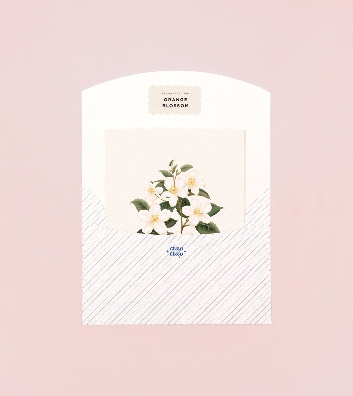 Botanical Scented Card - Orange Blossom - SG20 - Clap Clap